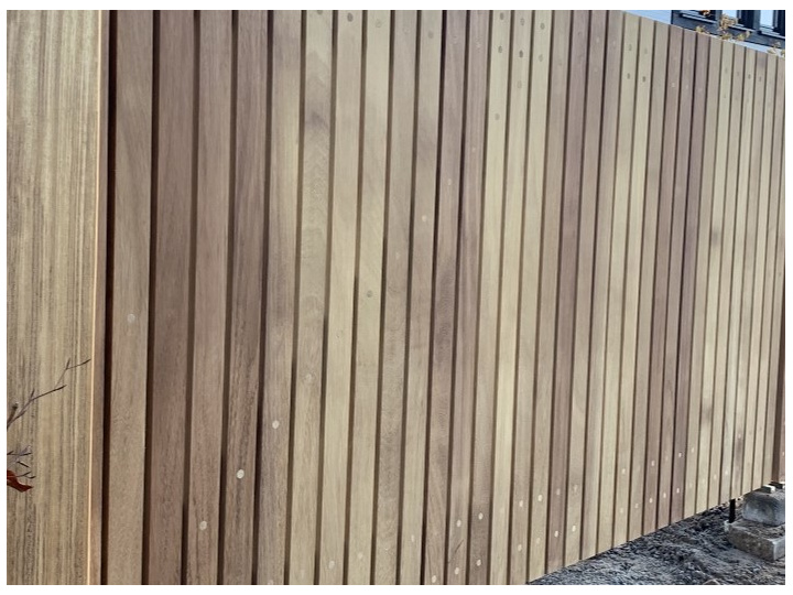 Iroko Spijlenpoort 180 cm