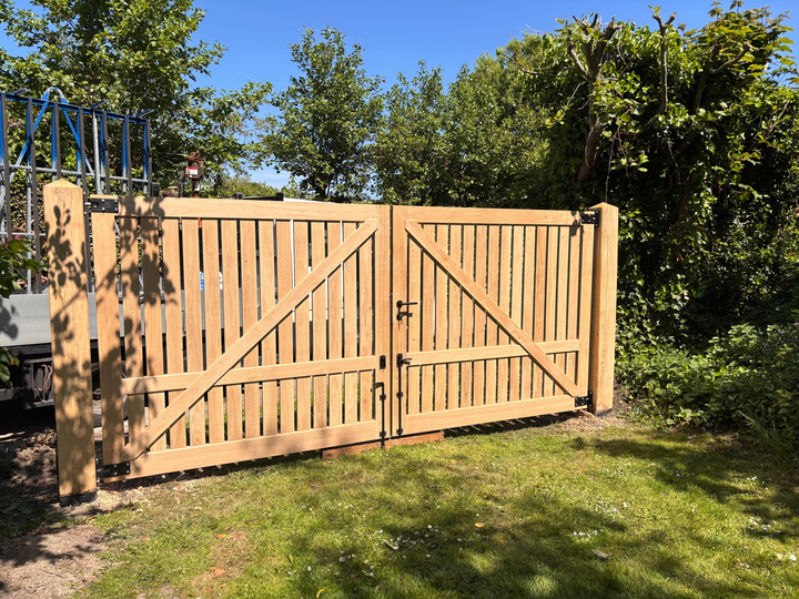 Eiken Spiekpoort hoogte 180 cm
